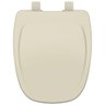 Assento Sanitário Polipropileno Soft Close Monte Carlo Creme para Vaso Deca - 1