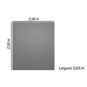 Ver imagem 4 de Painel de Cozinha até 90 Pol Modular 2.6 Ripado 258x250cm Gris Fosco - Linea Brasil