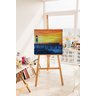 Lindo Quadro para Decorar Sala Pintado a Mão Ponte Metálica Ponto Turístico Fortaleza - 5