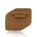 Ver imagem 7 de Sofá Ilha Dakota Chaise 168cm Modulado Encosto Almofada Solta Pu Caramelo G33 - Gran Belo