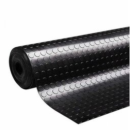 Piso Emborrachado Moeda Preto Academia Banho Escada Venda M2 - 1