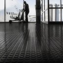 Ver imagem 2 de Piso Emborrachado Moeda Preto Academia Banho Escada Venda M2