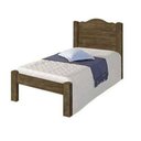 Ver imagem 3 de Cama Solteiro Thalia em MDF Castanho Wood com Pintura UV Cambel Móveis
