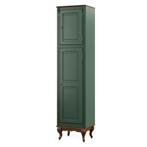 Armário de Cozinha Hannover 2 Portas MDF 48.5cm Verde Musgo Linz Móveis