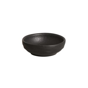 CONJUNTO C/ 6 RAMEQUIM MÉDIO ORGÂNICO PRETO MATTE 9x3 cm