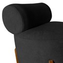Ver imagem 5 de Poltrona Decorativa Mônaco Couro Preto
