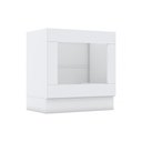 Ver imagem 1 de Balcão de Cozinha Modulado Americana p/ Forno Embutir s/ Tampo Branco - Henn