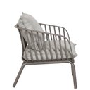 Ver imagem 3 de Sofá 1 Lugar em Polipropileno com Estofado Resistente À Água Base em Aço Pintado Noronha