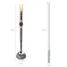 Bomba Chimarrão Rosca Aço Inox 304 Ouro 18k Pingente Desenho Cavalo - 3