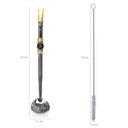 Ver imagem 3 de Bomba Chimarrão Rosca Aço Inox 304 Ouro 18k Pingente Desenho Cavalo