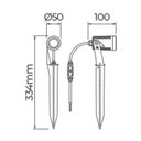 Ver imagem 4 de Espeto para Jardim Stella S.ground Led 6,5w Bivolt Preto