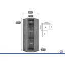 Ver imagem 3 de Closet Guarda Roupa Modulado 1P Esp Rizon Neve N. Horizonte
