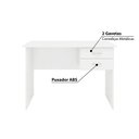 Ver imagem 3 de Escrivaninha com 2 Gavetas - Branco