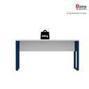 Ver mais imagens de Escrivaninha Mesa Escritório X 150cm Industrial Cinza e Azul Delrei