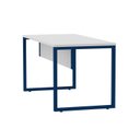 Ver imagem 7 de Escrivaninha Mesa Escritório X 150cm Industrial Cinza e Azul Delrei