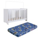 Ver imagem 1 de Berço Mini Cama 3x1 com Colchao La013 Branco Comm