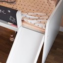 Ver imagem 6 de Cama Playground Infantil com Escorregador e Quadro Lousa para Desenhar Branco - Completa Móveis