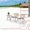 Conjunto de Àrea Externa Sun com 2 Cadeiras, 1 Mesa - 3