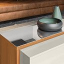 Ver imagem 2 de Mesa de Centro com Espelho Milão Off White Perolizado Jequitiba Lukaliam Móveis