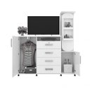 Ver imagem 2 de Cômoda com Espelho 2 Portas 4 Gavetas Copacabana Lukaliam Móveis