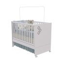 Ver imagem 2 de Berço Mini Cama Regulável com Suporte para Mosquiteiro Sonetto Tcil Móveis