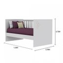 Ver imagem 6 de Berço Mini Cama Regulável com Suporte para Mosquiteiro Sonetto Tcil Móveis