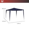 Tenda Barraca Praia Piscina Gazebo Base Camping com Sacola Azul - 4