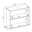 Ver imagem 2 de Armário Aéreo 80cm Plena 2 Portas Cinamon Touch Nude Prime Tx Demóbile