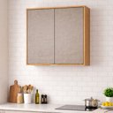 Ver imagem 1 de Armário Aéreo 80cm Plena 2 Portas Cinamon Touch Nude Prime Tx Demóbile