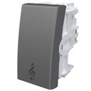 Ver imagem 1 de Módulo Interruptor Campainha 10A 250 Volts Habitat Onix - 06145533 - Fame