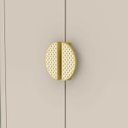 Ver imagem 6 de Guarda-roupa Casal 100% Mdf 6 Portas com Espelho Bolonha Imbuia Fendi