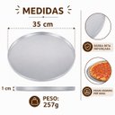 Ver imagem 5 de Forma Assadeira para Pizza 35cm com Borda para Forno Moderna Alumínio
