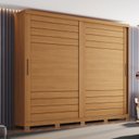 Ver imagem 6 de Guarda-Roupa Casal 2 Portas Deslizantes 100% MDF Cayman Marrom/Cinamomo