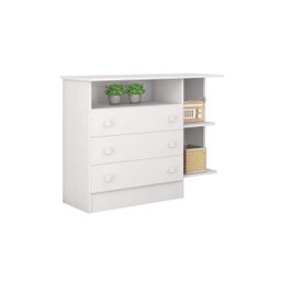 Cômoda de Bebê com 3 Gavetas com Nicho Doce Sonho - 2