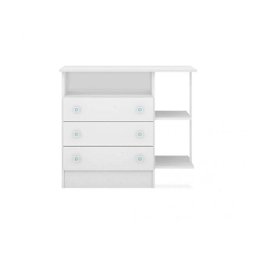 Cômoda de Bebê com 3 Gavetas com Nicho Doce Sonho - 3