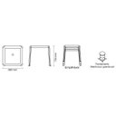 Ver imagem 3 de Mesa Quadrada Tramontina Tambaú