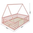 Ver imagem 4 de Cama Casal Montessoriana Valentina Rosa