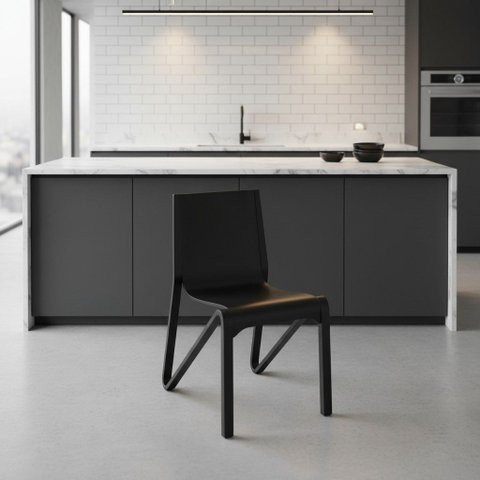 Cadeira Minimalista Empilhavel Vermont Fratini