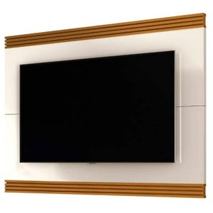 Painel Garden 180cm para Tv até 75 Polegadas Edn Cor Off White Cedro