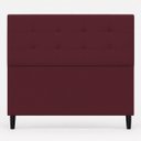 Ver imagem 5 de Cabeceira para Cama de Casal 140 cm Ivy Suede Vermelho