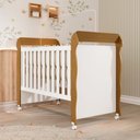 Ver imagem 1 de Berço Americano Marquesa Mini Cama Mirelle 100% MDF com Bétula Branco