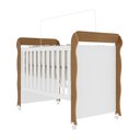 Ver imagem 3 de Berço Americano Marquesa Mini Cama Mirelle 100% MDF com Bétula Branco