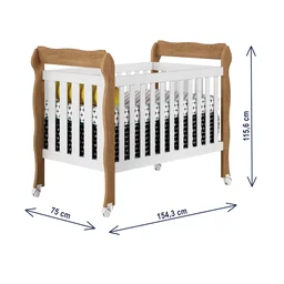 Berço Mini Cama Lila  - 2