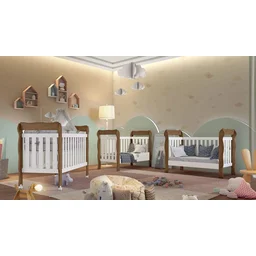 Berço Mini Cama Lila  - 3