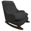 Ver imagem 2 de Kit Amamentação com Balanço Suede Grafite - Dominic Decor Lille