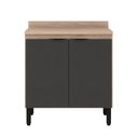 Ver imagem 1 de Balcão Firenze 80cm 2 Portas com Tampo 93221 Demóbile