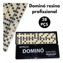 Ver imagem 3 de Jogo Dominó Resina Profissional Pesado com Estojo 28 Peças