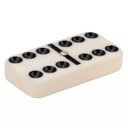 Ver imagem 2 de Jogo Dominó Resina Profissional Pesado com Estojo 28 Peças