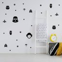 Ver imagem 1 de Kit de Adesivos Star Wars - Preto