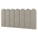 Ver imagem 1 de Painel Cabeceira Cama Box Casal Queen Size Lana 160cm Linho Bege - Desk Design